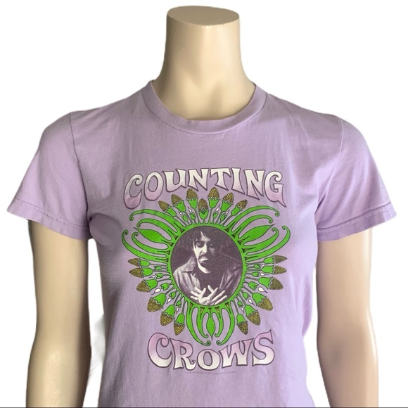 3/$30 American Apparel Purple Counting Crows Sz M - Picture 2 of 6